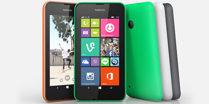 Microsoft has launched Nokia Lumia 530 in India for Rs 7349