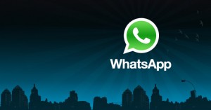 The WhatsApp is on the Via web browser