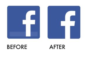 Facebook just changed its logo.