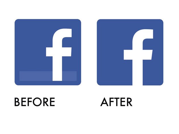 Facebook just changed its logo.