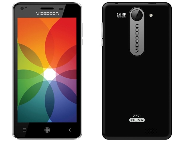 Videocon Z55 Dash Android smartphone started