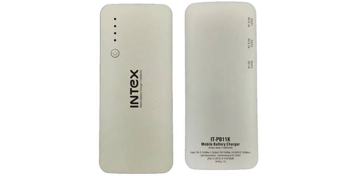 Intex started its new 11000mAh Power Bank – PB11K at Rs 1,099