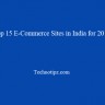 Top 15 E-Commerce Sites in India for 2015