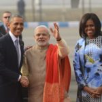 Obama soaks in Republic Day spectacle, gives thumb – up for BSF’s Mototcycle stuntmen