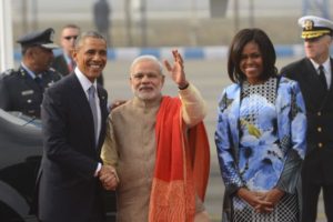 Obama soaks in Republic Day spectacle, gives thumb – up for BSF’s Mototcycle stuntmen
